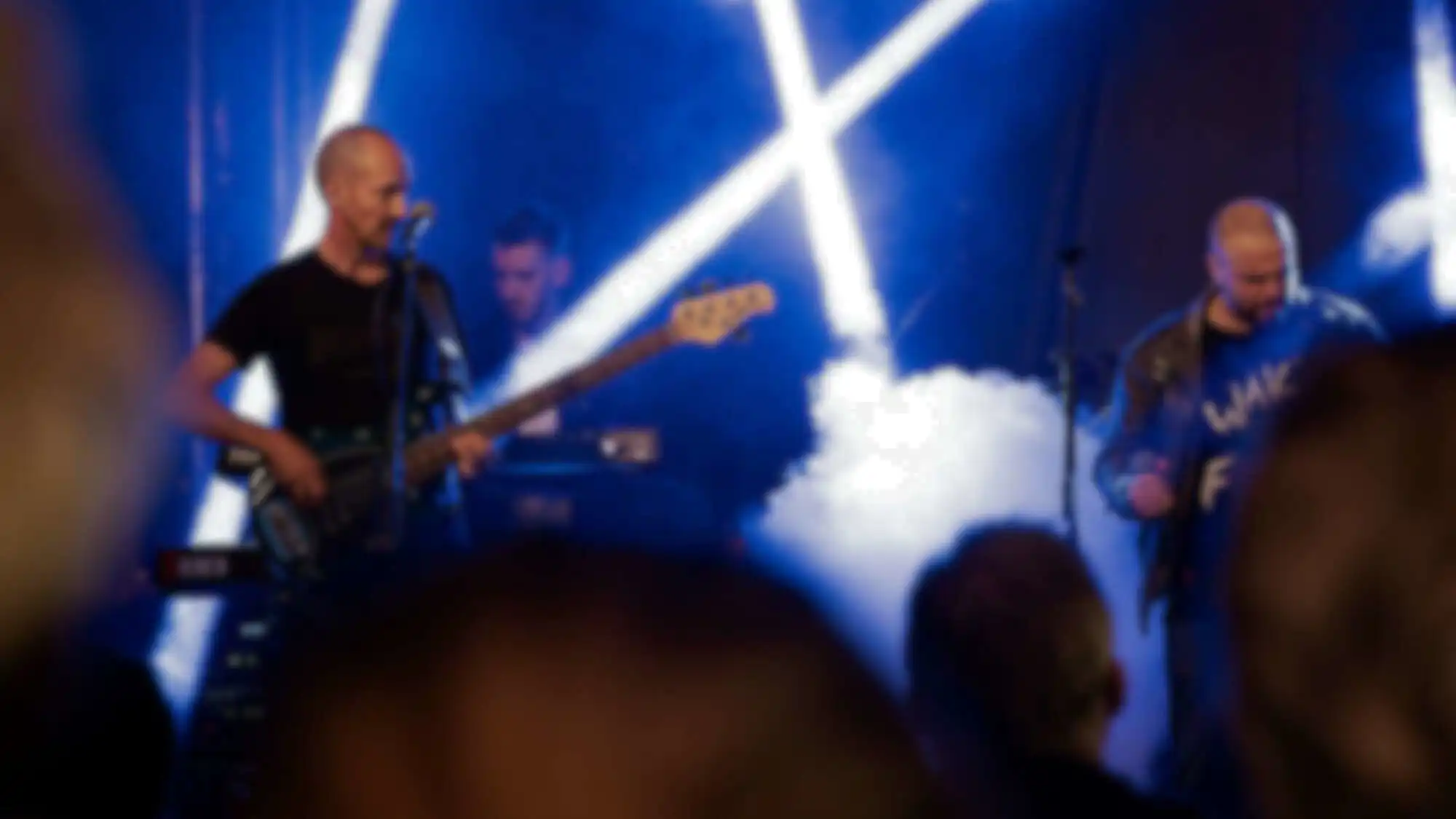 Ett band har en konsert