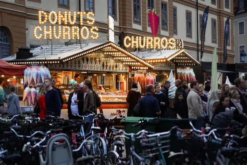 Churros foodtruck under Kulturnatten